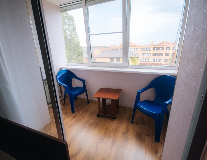 Номер эконом семейный с 1 двуспальной кроватью и 1 двухъярусной кроватью - Санаторий «Старица» Солотча