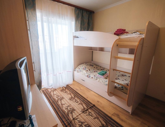 4-местный номер эконом c 2 двухъярусными кроватями - Санаторий «Старица» Солотча